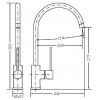 Змішувач для кухонної раковини GENEBRE Tau-401 (FRT65401)