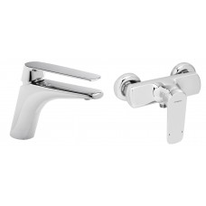 Набір змішувачів для раковини і душу GENEBRE Kode 1+1 02KO-shower (62130084566+62110314567)