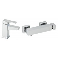 Набір змішувачів для раковини і душу GENEBRE Kenjo 1+1 02KE-shower (63130264566+63110264567)