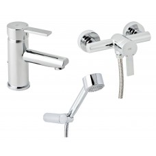 Набір змішувачів для душу без штанги GENEBRE Tau2 03TA2-shower (65135294566+65110294566)
